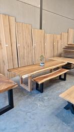 Tables en bois massif, Ophalen, Zo goed als nieuw, Eikenhout