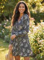 zwart wit kleedje met lange mouwen "Temps des Cerises", Kleding | Dames, Jurken, Ophalen, Zwart, Maat 42/44 (L), Zo goed als nieuw