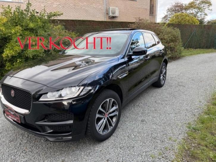 Jaguar F-PACE 2.0 D AWD  VERKOCHT!!, Auto's, Jaguar, Bedrijf, Te koop, F-Pace, 360° camera, ABS, Achteruitrijcamera, Adaptieve lichten