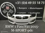 BMW 1 serie F20 LCI M-SPORT voorbumper 2015-2020 origineel, Gebruikt, Ophalen of Verzenden, Bumper, Voor