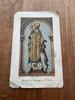 Prent Pélerinage Saint Gilles, Verzamelen, Religie, Verzenden, Gebruikt, Beeld(je), Christendom | Protestants