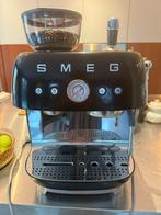 Espresso Koffiemachine - SMEG EGF03BLEU Black - nog garantie, Elektronische apparatuur, Ophalen, Koffiemachine, Koffiebonen, Zo goed als nieuw