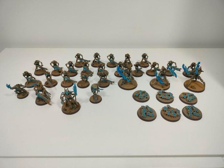 Warhammer 40k Necrons - geschilderd, Hobby en Vrije tijd, Wargaming, Gebruikt, Warhammer, Ophalen of Verzenden