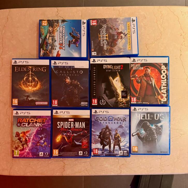 PS5 Games Te Koop, Games en Spelcomputers, Games | Sony PlayStation 5, Zo goed als nieuw, Ophalen of Verzenden