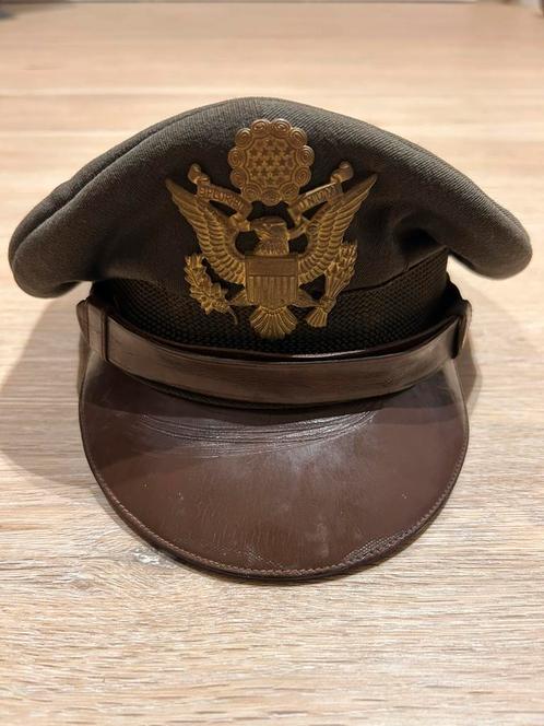 Casquette crusher officier USAAF d'origine, grande taille, Collections, Objets militaires | Seconde Guerre mondiale, Enlèvement ou Envoi