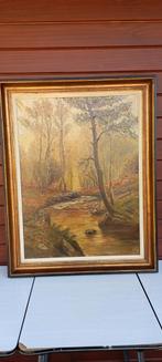Schilderij met rivier in het bos, Antiquités & Art, Enlèvement