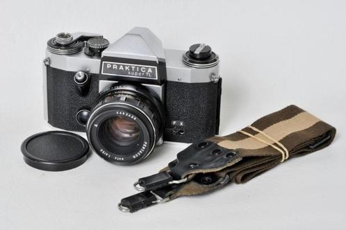 Praktica Super TL + 50 mm 1:1,8 Pentacon-lens., Audio, Tv en Foto, Fotocamera's Analoog, Gebruikt, Spiegelreflex, Ophalen of Verzenden