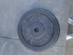 6x 10kilo schijven 30mm, Sport en Fitness, Fitnessmaterialen, Ophalen, Zo goed als nieuw