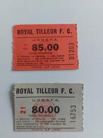 Royal Tilleur Fc voetbalticket Jaren ´70-'80, Tickets en Kaartjes, Sport | Voetbal