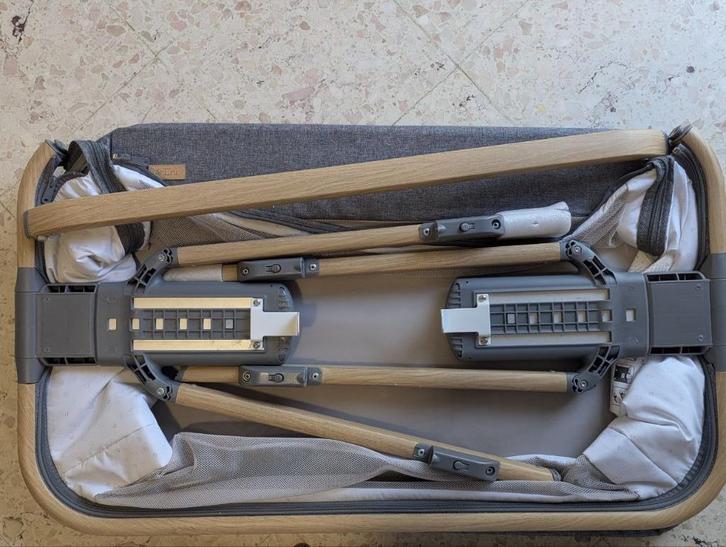 Tutti Bambini Co-sleeper CoZee Oak/Charcoal, Kinderen en Baby's, Babywiegjes en Ledikanten, Zo goed als nieuw, Ophalen of Verzenden