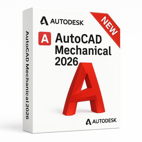 Autodesk AutoCAD Mechanical 2026, Computers en Software, Educatie- en Cursussoftware, Nieuw, Windows, Ophalen