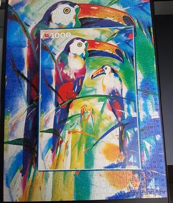 4 Puzzels Jumbo 1000 en 500 stukjes beschikbaar voor biedingen