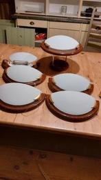 vintage wandlampen en plafondlamp, Huis en Inrichting, Lampen | Wandlampen, Ophalen, Gebruikt, Vintage