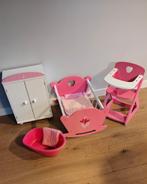 Houten meubelset voor poppen + GRATIS badje, Ophalen, Gebruikt, Meubelstuk of Keukentje