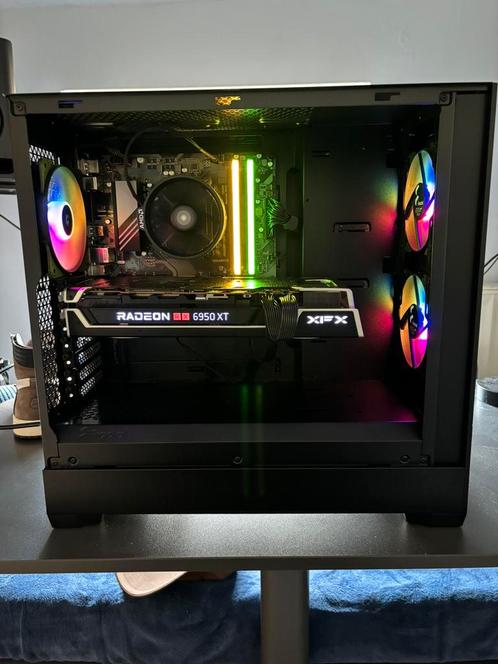 PC Gamer RX6950XT, Ryzen 5 7600, 36 GB RAM ddr5,..., Computers en Software, Desktop Pc's, Zo goed als nieuw, 4 Ghz of meer, 32 GB