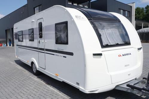 Prachtige 4pers.Adria met mover, airco, voortent, fietsrek,, Caravans en Kamperen, Caravans, Bedrijf, tot en met 4, Adria, Airco