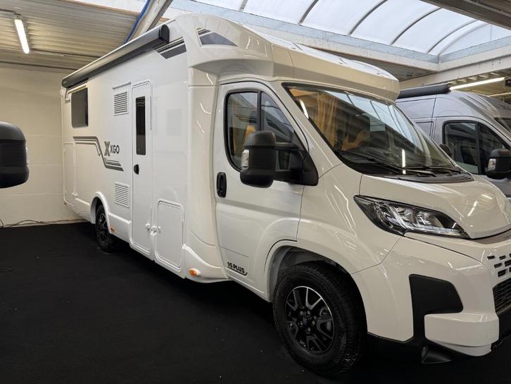 XGO Dynamic 95 plus twinbedden nieuw, Caravans en Kamperen, Mobilhomes, Bedrijf, tot en met 5, Half-integraal, Fiat, Fiat, Diesel
