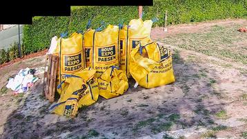 Rivierzand en metszand in big-bag  beschikbaar voor biedingen