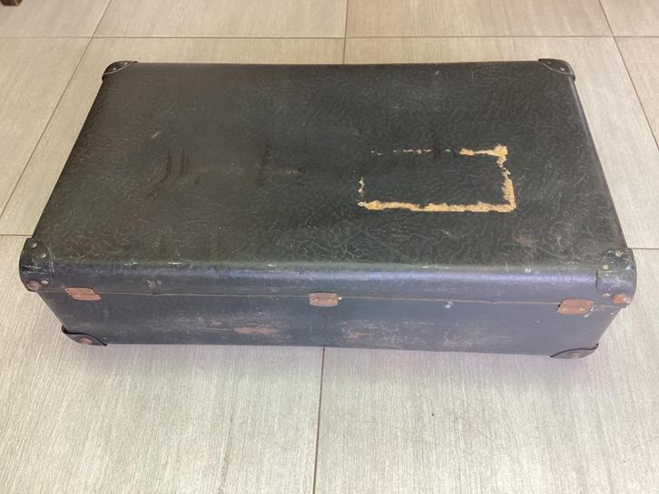 Antieke reiskoffer 75x44x21 cm, C. Bleeker, Deventer, Antiek en Kunst, Antiek | Woonaccessoires, Ophalen of Verzenden