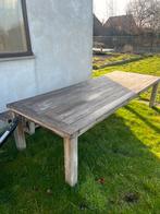 Tafel teak 3 meter met bank, Ophalen, Zo goed als nieuw
