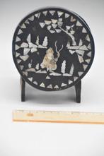 Chinees - rond doosje - parelmoer inleg, Antiek en Kunst, Ophalen of Verzenden