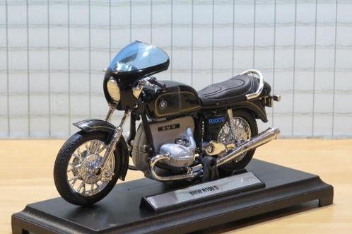 BMW R100S r100 s 1:18 black 19674, Hobby & Loisirs créatifs, Voitures miniatures | 1:18, Neuf, Moteur, Welly, Enlèvement ou Envoi