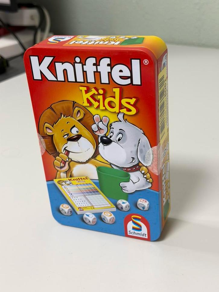 Jeu de dés conserve Schmidt game Kniffel pour enfants (5+), Hobby & Loisirs créatifs, Jeux de société | Autre, Neuf, 1 ou 2 joueurs