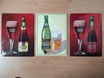 metalen reclameborden bier kriek en geuze brouwerij Boon, Verzamelen, Biermerken, Ophalen of Verzenden