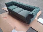 Fluwelen chesterfield  3zit nieuw uit de doos, Ophalen, Zo goed als nieuw