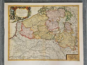 landkaart Les Provinces des Pays-Bas Catholique beschikbaar voor biedingen