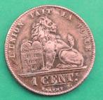 1912 1 centime FR, Postzegels en Munten, Munten | België, Verzenden, Metaal, Losse munt