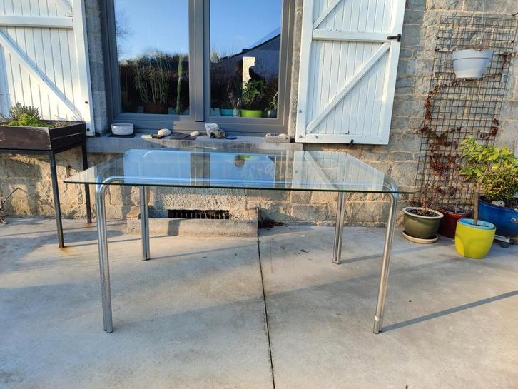 A donner - table en verre, Maison & Meubles, Tables | Tables à manger, Comme neuf, Verre