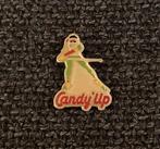 PIN - CANDY'UP - CHOCOLADEMELK - ALPINE SKI - LANGLAUF, Verzenden, Gebruikt, Sport, Speldje of Pin