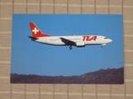 Postkaart TEA Switzerland Boeing 737-3M8 (HB-IIA) (2), Verzamelen, Luchtvaart en Vliegtuigspotten, Verzenden