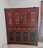 Antieke Chinese kast met prachtige details, Antiek en Kunst, Ophalen of Verzenden