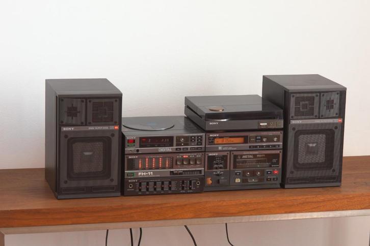 Sony FH-11+Sony PS Q3 draaitafel+Sony CDP-7F cd-speler, Audio, Tv en Foto, Stereoketens, Refurbished, Cassettedeck, Cd-speler