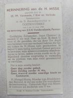 bidprentje H.Missie Oostrozebeke 1944, Verzamelen, Bidprentjes en Rouwkaarten, Verzenden, Bidprentje