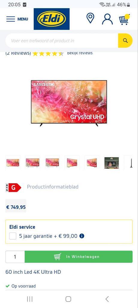 Samsung  tv, Audio, Tv en Foto, Televisies, Nieuw, LED, Samsung, 50 Hz, Smart TV, Ophalen