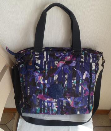 Kipling shopper multicolore + singe