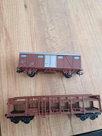 2 maquettes de wagons, Enlèvement, Comme neuf, Wagon, Lima