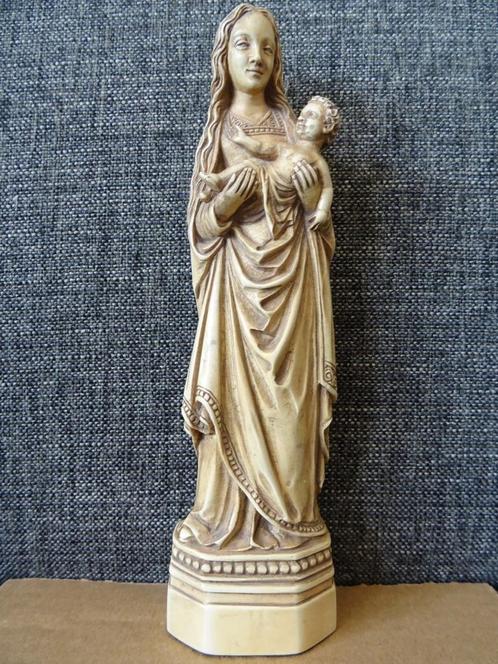 Mariabeeld Mariabeeldje Francois Noé Mariabeeldje 21cm 1960, Verzamelen, Religie, Zo goed als nieuw, Christendom | Katholiek, Beeld(je)