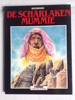 De scharlaken mummie - 1e druk - hc - 1987, Gelezen, Cartier, Eén stripboek, Ophalen of Verzenden