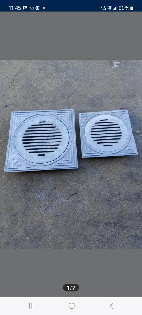 Alluminium putroosters, Doe-het-zelf en Bouw, Buizen en Afvoer, Nieuw, PVC, Ophalen