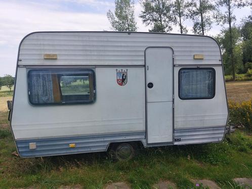 Gezellige Retro Caravan – Home-Car 380 – 3 slaapplaatsen, Caravans en Kamperen, Caravans, Particulier, tot en met 3, 500 - 750 kg