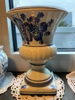 Vase bleu et blanc, Comme neuf, Bleu, Moins de 50 cm, Enlèvement ou Envoi
