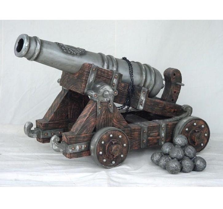 Canon Piraat – Kanon polyester Lengte 150 cm, Verzamelen, Beelden en Beeldjes, Nieuw, Ophalen