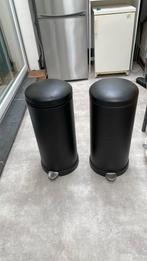2 identieke keukenvuilbakken, Huis en Inrichting, Woonaccessoires | Prullenbakken, Ophalen, 50 tot 75 cm, 40 liter of meer, Zo goed als nieuw