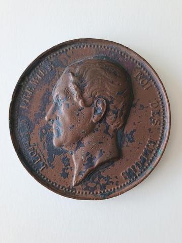 Portretpenning van koning Leopold I   beschikbaar voor biedingen