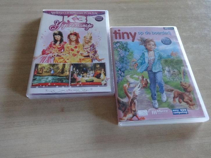 CDroms van TINY,  K3 en MUIS., CD & DVD, CD | Enfants & Jeunesse, Comme neuf, 3 à 5 ans, Enlèvement ou Envoi