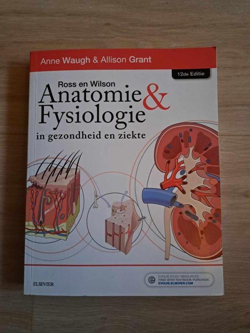 Anatomie & fysiologie in gezondheid en ziekte-Ross & Wilson, Livres, Livres d'étude & Cours, Comme neuf, Enseignement supérieur